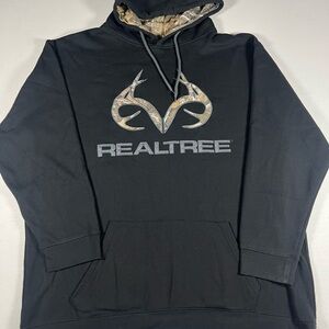 Realtree Black and Camouflage Men's Hoodie